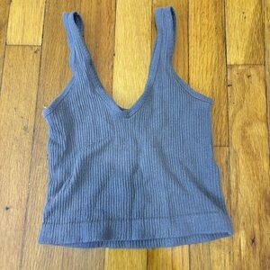UO out from under grey tank top